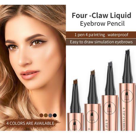 4-Tip Tattoo Eyebrow Pen: Your Secret to Flawless, Natural Brows