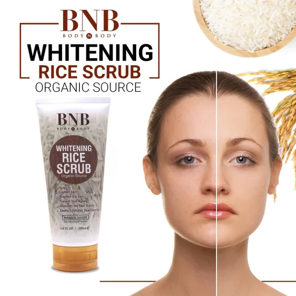 BnB Rice Brightening Glow Kit | Face Wash, Scrub & Mask